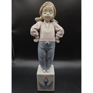 Vintage Lladro #5872 Olympic Pride Figurine Retired 1994 Glazed Mint w/ Box